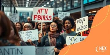 Anti-AI bias protests in tech hubs spark global dialogue