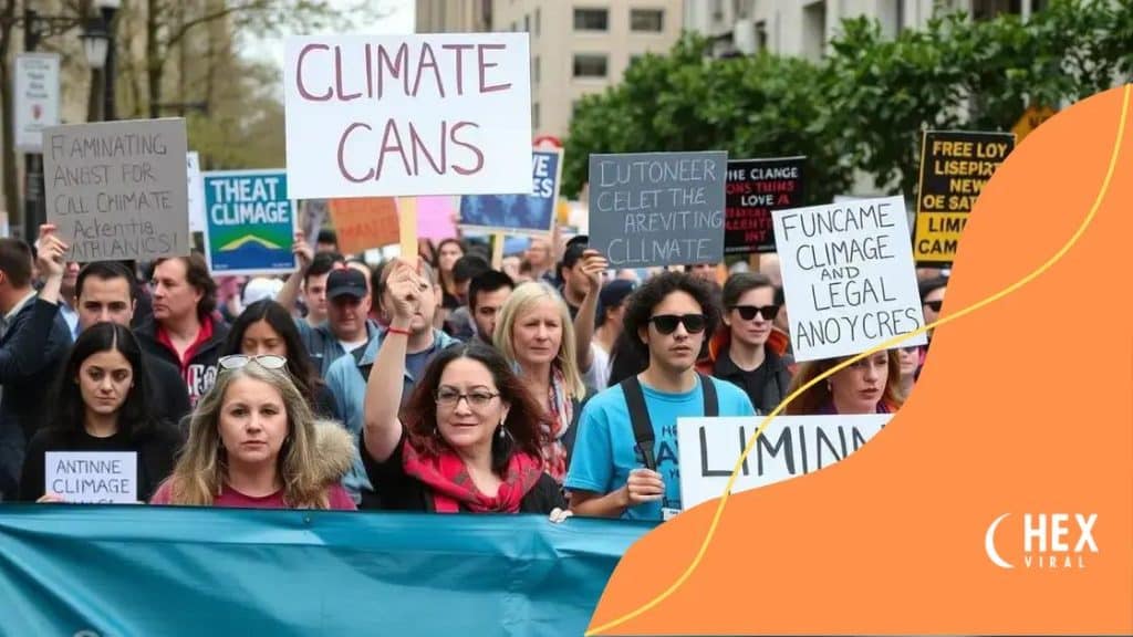 Climate change litigation awareness marches raise voices