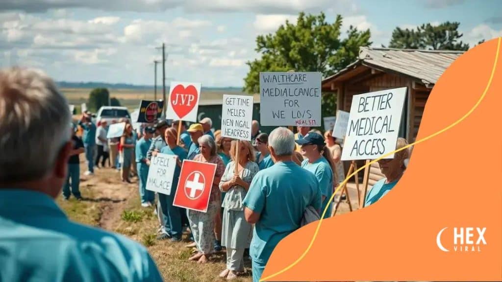 Healthcare access protests in rural states demand change