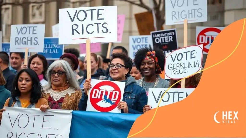 Anti-gerrymandering voting rights protests that inspire change