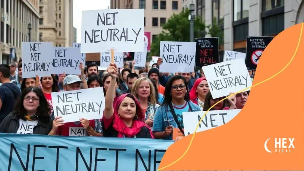 Net neutrality advocacy protests: voices for equal access