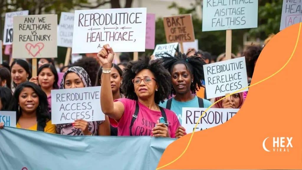 Protest movements supporting reproductive healthcare access