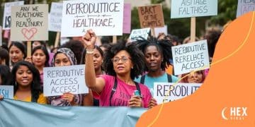 Protest movements supporting reproductive healthcare access