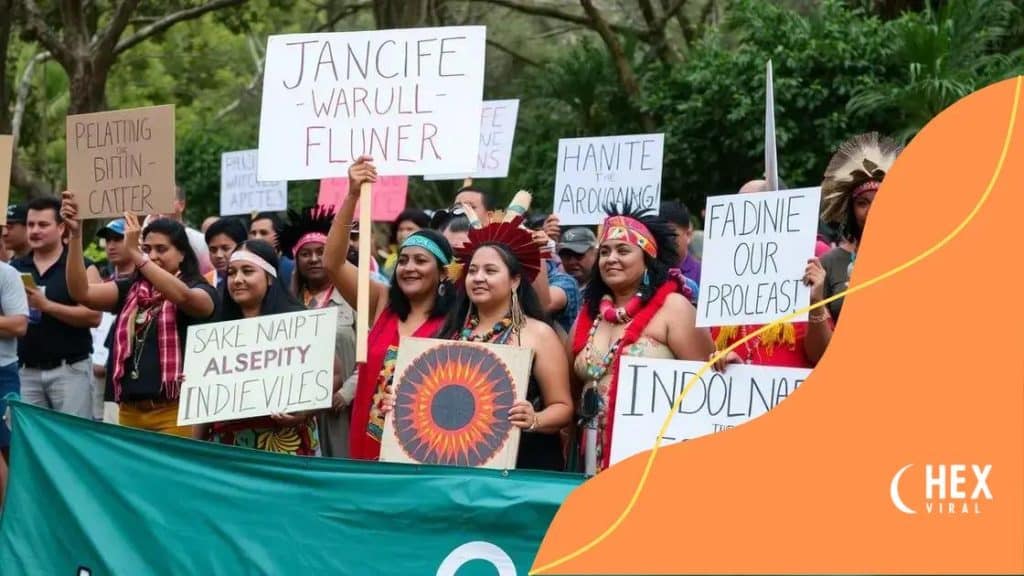 Protest efforts for indigenous land rights are gaining momentum