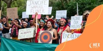 Protest efforts for indigenous land rights are gaining momentum