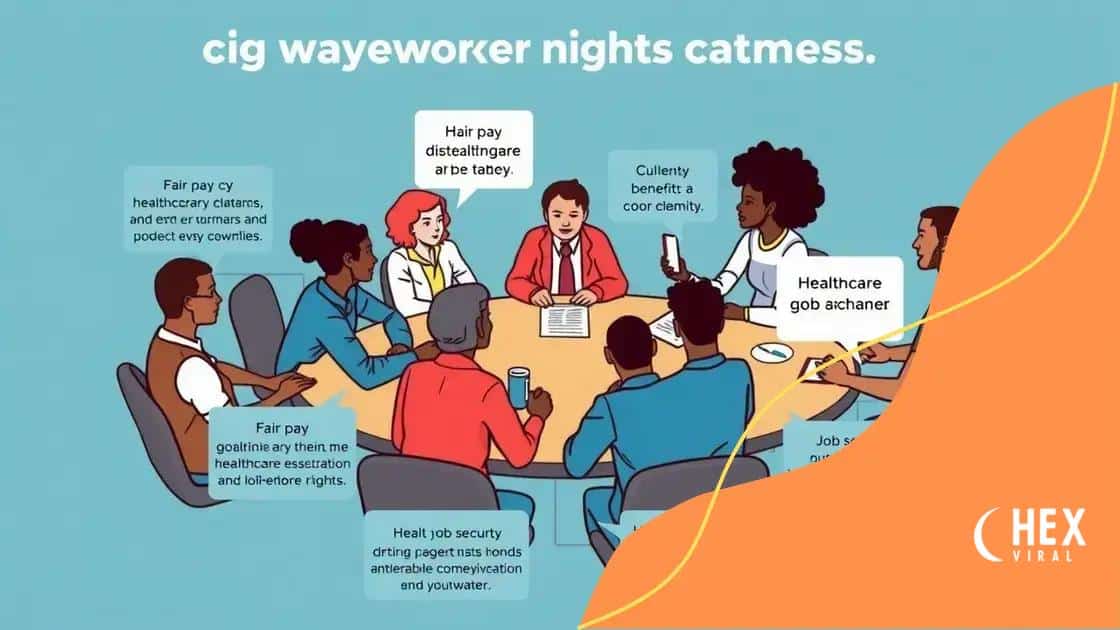 Key issues in gig worker rights campaigns