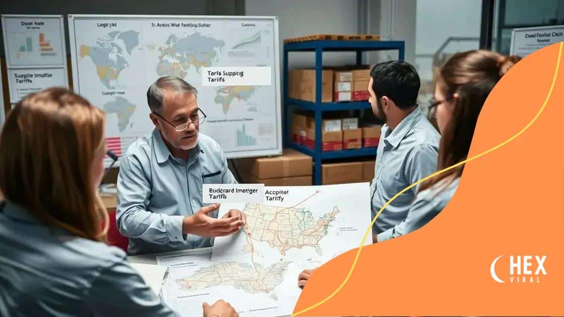Adapting your supply chain to tariffs