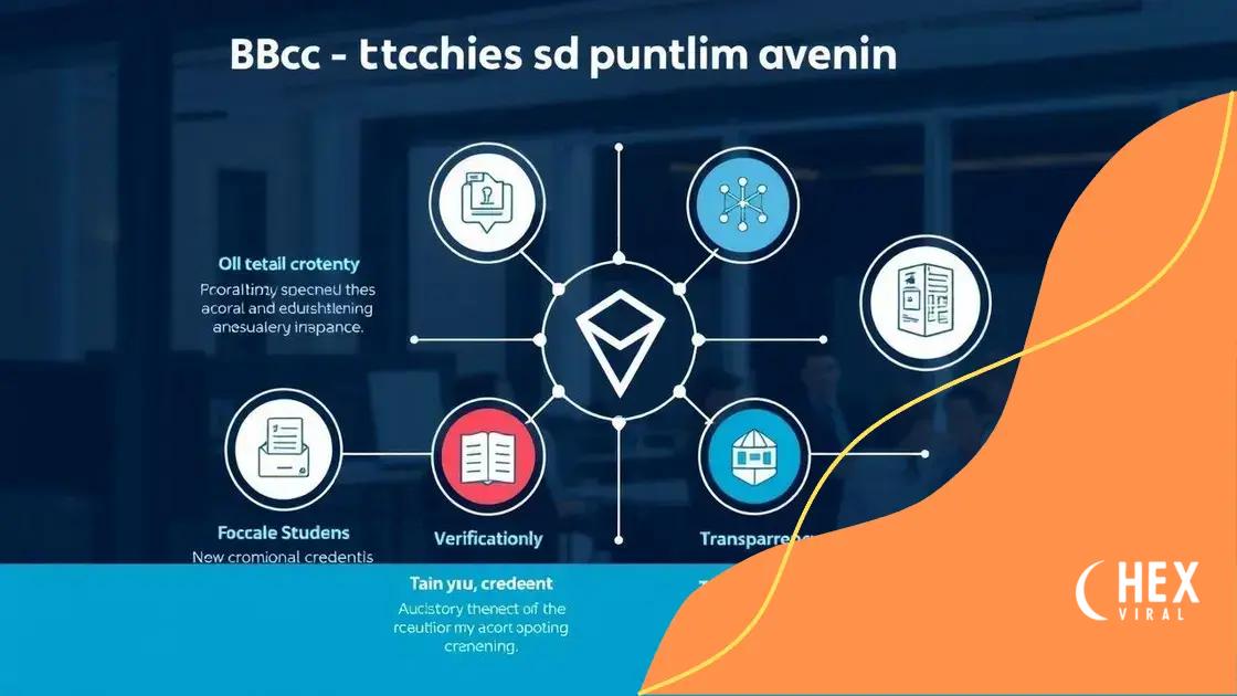 How blockchain enhances verification